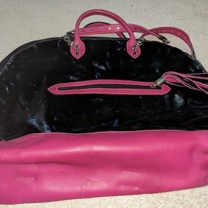 Handmade leather work bag/portfolio